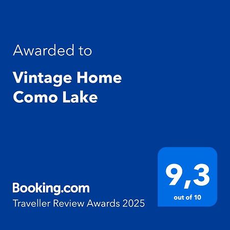 Vintage Home Como Lake Exterior photo